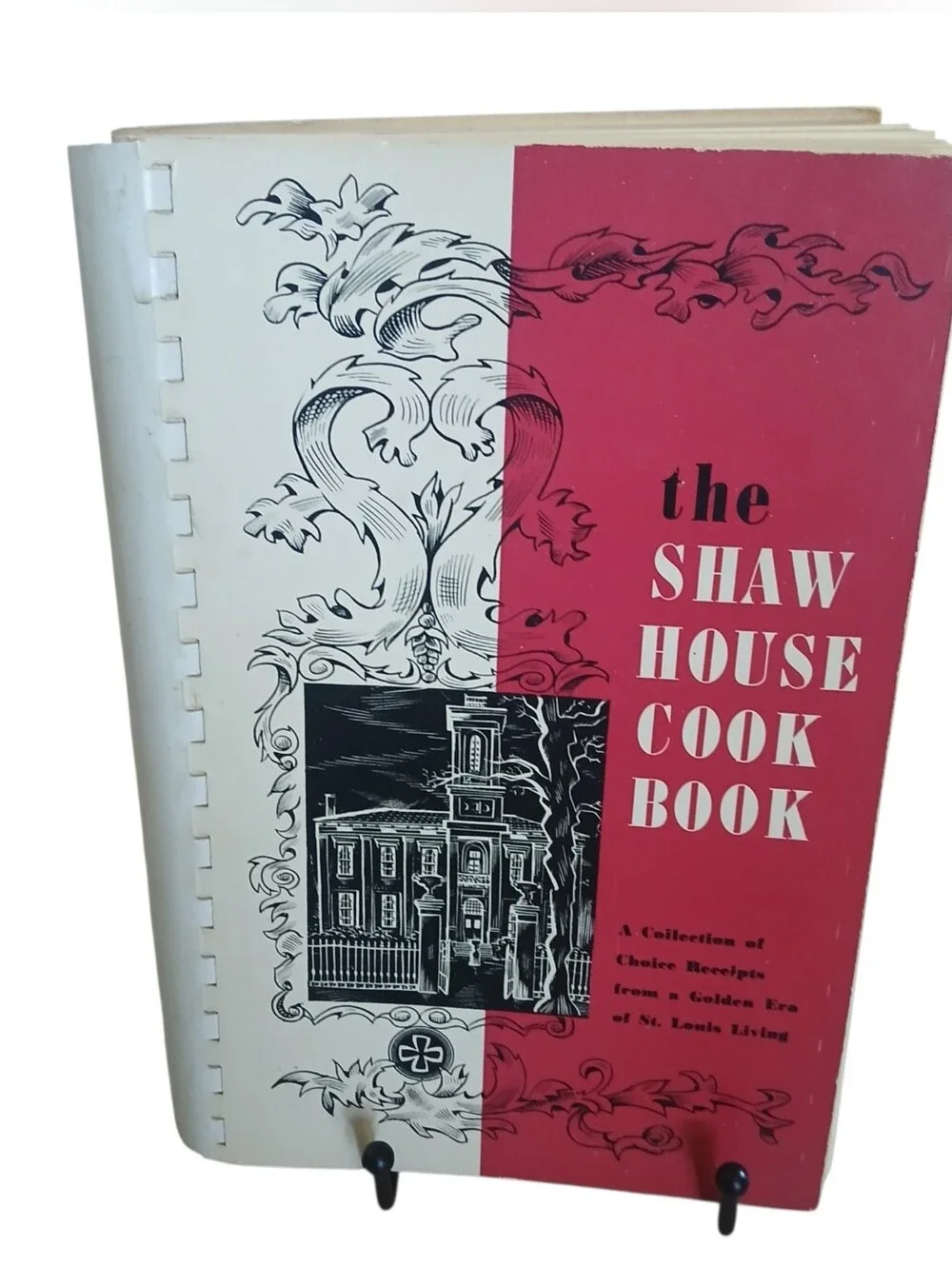 Vintage 1963 The Shaw House Cookbook St. Louis Missouri Botanical Garden